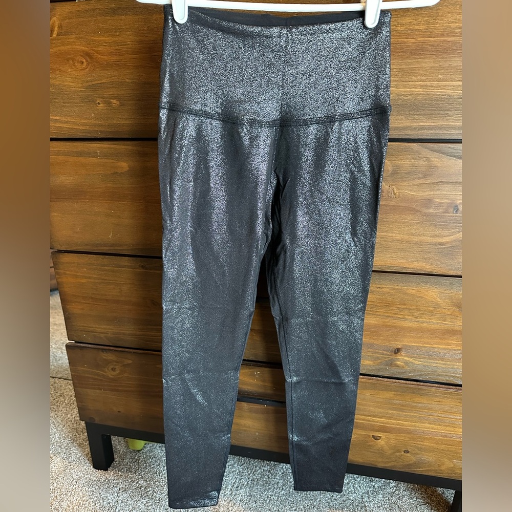 Beyond Yoga Sparkling Black Leggings